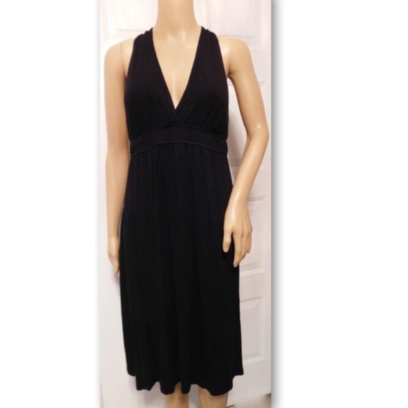 Alliance Apparel Open Cross Strap Backless Dress - Picture 2 of 6